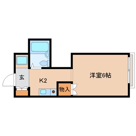 菖蒲池駅 徒歩14分 2階の物件間取画像